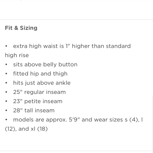 Brand new Old Navy High Rise Cloud+ 7/8 Ankle Leggings, XL - Picture 8 of 15